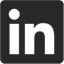 Linkedin logo in grayscale